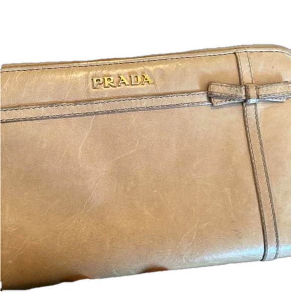 Prada Milano Gift Ribbon Zip Around Long Wallet with Authentication Card - Picture 15 of 15